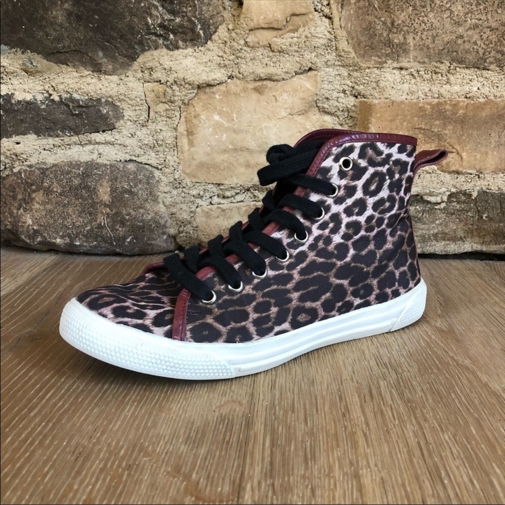 🔥🔥SALE🔥🔥ZIMMERMAN LEOPARD print sneakers Y2K sz 7 price firm!